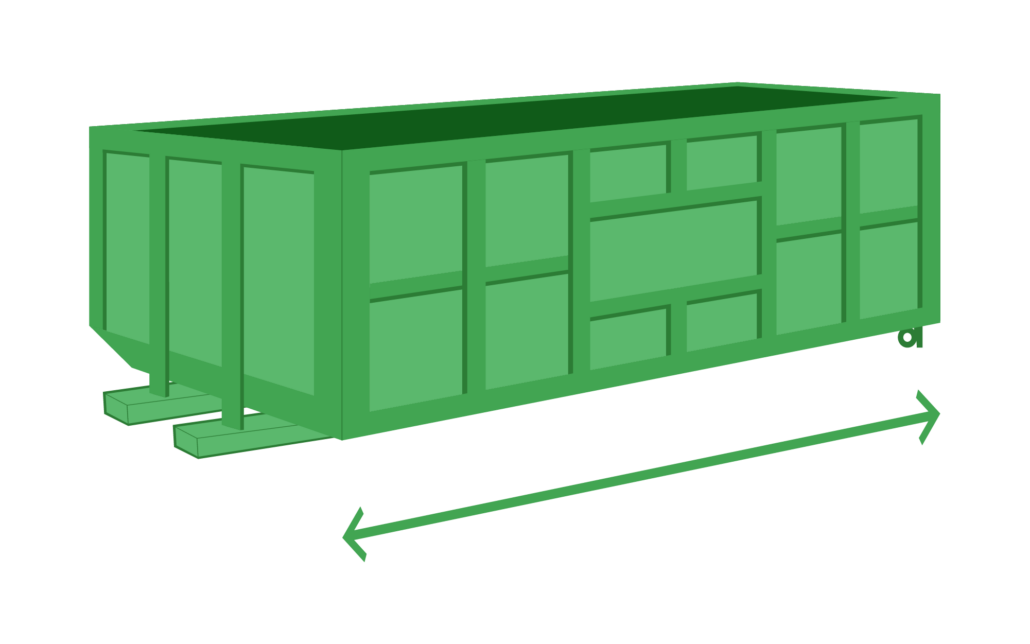 Large Size Roll Off Dumpster