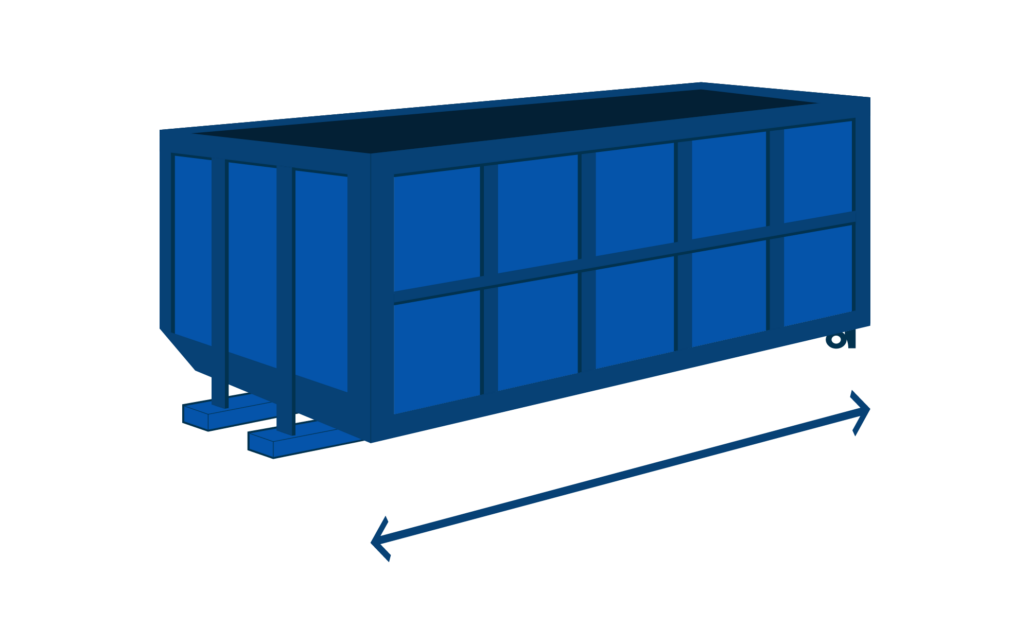 Medium Size Roll Off Dumpster